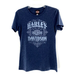 NWT Harley Davidson Womens T-Shirt‎ Let's Ride Sz L Twin Cities MN Gray Cotton